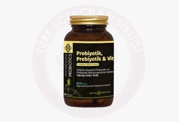 MICROBIOME PROBIYOTIK, PREBIYOTIK & VITAMIN ICEREN TAKVIYE EDICI GIDA KAPSUL 30 kapsül İlaç Görseli