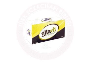 GILAVIT MULTIVITAMIN MINERAL TABLET TAKVIYE EDICI GIDA 30 tablet İlaç Görseli