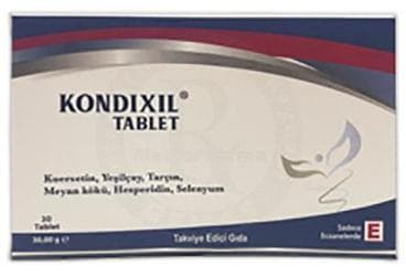 KONDIXIL TABLET TAKVIYE EDICI GIDA 30 tablet İlaç Görseli