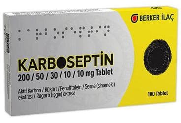 KARBOSEPTIN TABLET (100 TABLET) İlaç Görseli