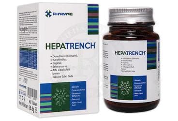 HEPATRENCH DEVEDIKENI, KARAHINDIBA, ENGINAR, SELENYUM VE ALFA LIPOIK ASIT ICEREN TAKVIYE EDICI GIDA 60 tablet İlaç Görseli