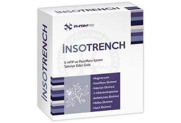 INSOTRENCH 5-HIDROKSITRIPTOFAN (5-HTP) VE PASSIFLORA ICEREN TAKVIYE EDICI GIDA 30 tablet İlaç Görseli
