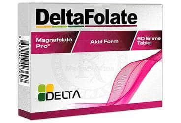 DELTA NATUREL DELTA FOLATE MAGNAFOLATE PRO 60 tablet İlaç Görseli