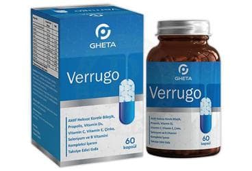 GHETA VERRUGO TAKVIYE EDICI GIDA KAPSUL 60 kapsül İlaç Görseli