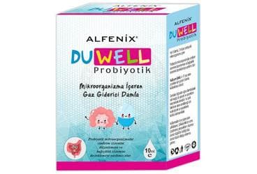 ALFENIX DUWELL PROBIYOTIK MIKROORGANIZMA ICEREN GAZ GIDERICI DAMLA 10 ml şişe İlaç Görseli