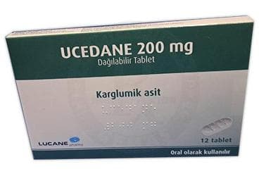 UCEDANE 200 MG DAGILABILIR TABLET ( 12 TABLET) İlaç Görseli