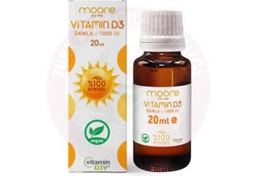 MOORE VITAMIN D3 K2 TAKVIYE EDICI GIDA 20 ml şişe İlaç Görseli