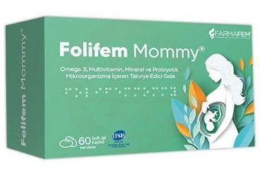 FOLIFEM MOMMY TAKVIYE EDICI GIDA KAPSUL 60 kapsül İlaç Görseli
