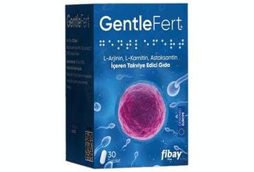 GENTLEFERT L-ARJININ, L-KARNITIN, ASTAKSANTIN ICEREN TAKVIYE EDICI GIDA TABLET 30 tablet İlaç Görseli