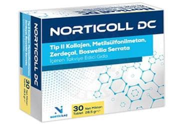 NORTICOLL DC TAKVIYE EDICI GIDA TABLET 30 tablet İlaç Görseli