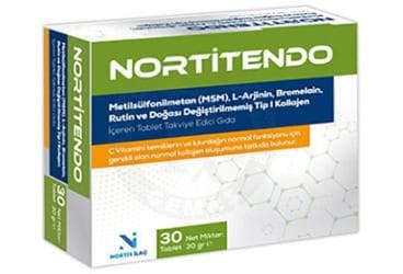NORTITENDO TAKVIYE EDICI GIDA TABLET 30 tablet İlaç Görseli