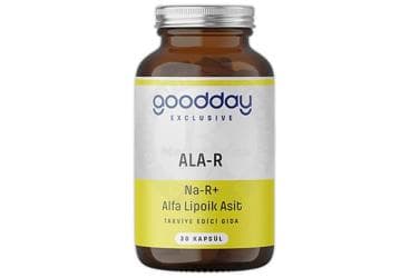 GOODDAY ALA-R TAKVIYE EDICI GIDA 30 kapsül İlaç Görseli