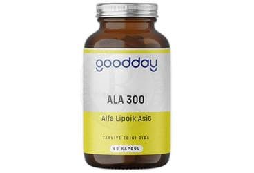 GOODDAY ALA 300 TAKVIYE EDICI GIDA 60 kapsül İlaç Görseli
