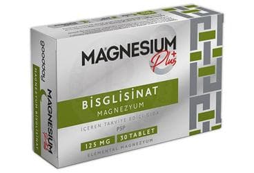 GOODDAY MAGNESIUM PLUS G BISGLISINAT TAKVIYE EDICI GIDA 30 tablet İlaç Görseli