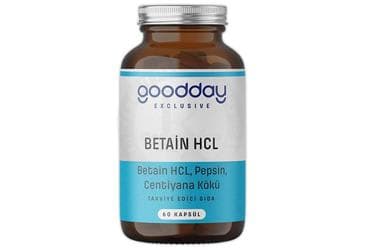 GOODDAY BETAIN HCL TAKVIYE EDICI GIDA 60 kapsül İlaç Görseli
