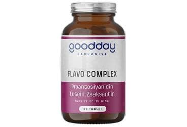 GOODDAY FLAVO COMPLEX TAKVIYE EDICI GIDA 60 tablet İlaç Görseli