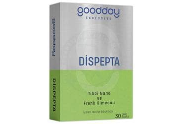 GOODDAY DISPEPTA TIBBI NANE VE FRENK KIMYONU ICEREN TAKVIYE EDICI GIDA KAPSUL 30 kapsül İlaç Görseli