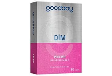GOODDAY DIM DIINDOLILMETAN ICEREN TAKVIYE EDICI GIDA TABLET 200 mg 30 tablet İlaç Görseli