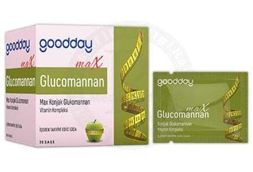 GOODDAY GLUCOMANNAN TAKVIYE EDICI GIDA SASE 30 saşe İlaç Görseli