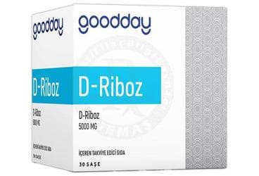 GOODDAY D-RIBOZ ICEREN TAKVIYE EDICI GIDA SASE 5000 mg 30 saşe İlaç Görseli