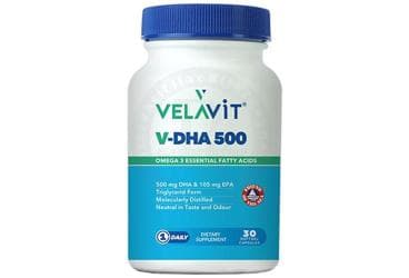 VELAVIT V-DHA 500 TAKVIYE EDICI GIDA 30 kapsül İlaç Görseli