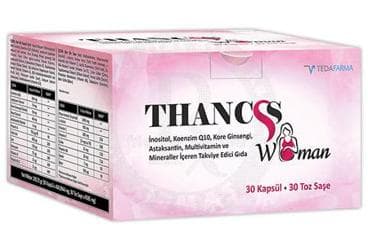 THANCSS WOMAN TAKVIYE EDICI GIDA 30 saşe+30 kapsül İlaç Görseli