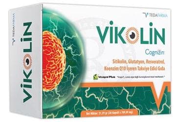 VIKOLIN TAKVIYE EDICI GIDA 30 kapsül İlaç Görseli