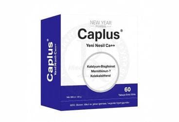CAPLUS YENI NESIL CA++ KALSIYUM BISGLISINAT, MENAKUINON-7, KOLEKALSIFEROL 60 tablet İlaç Görseli