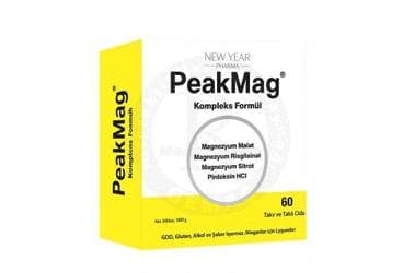 PEAKMAG KOMPLEKS FORMUL TAKVIYE EDICI GIDA 60 tablet İlaç Görseli