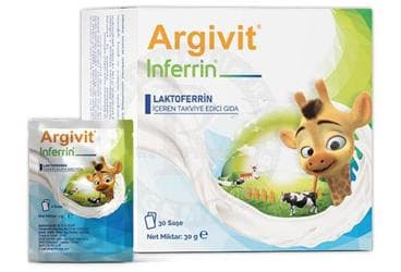 ARGIVIT INFERRIN LAKTOFERRIN ICEREN TAKVIYE EDICI GIDA SASE 30 saşe İlaç Görseli