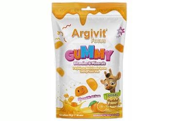 ARGIVIT FOCUS GUMMY L-ARJININ VE MULTIVITAMIN ICEREN TAKVIYE EDICI GIDA CIGNENEBILIR JEL 30 adet İlaç Görseli