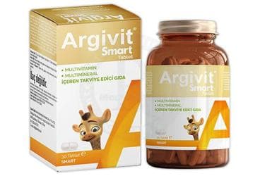 ARGIVIT SMART TAKVIYE EDICI GIDA 30 tablet İlaç Görseli