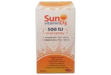 SUN VITAMIN D3 ORAL SPREY 500 IU 10 ml şişe İlaç Görseli