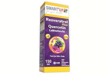 SMART UP RESVERATROL PLUS TAKVIYE EDICI GIDA SURUP 150 ml şişe İlaç Görseli