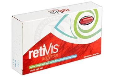 RETIVIS SAFFRON BALIK YAGI, SAFRAN EKSTRESI VE B2 VITAMINI ICEREN TAKVIYE EDICI GIDA 30 kapsül İlaç Görseli