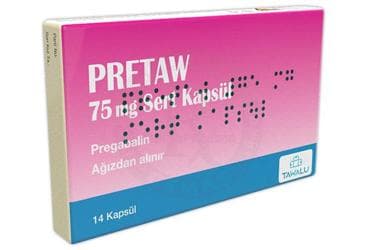 PRETAW 75 MG SERT KAPSUL (14 KAPSUL) İlaç Görseli