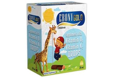 EBONY GOLD SUPPLEMENT WITH VITAMIN D3, VITAMIN K2 DROPS 20 ml şişe İlaç Görseli