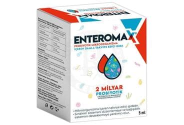 ENTEROMAX PROBIYOTIK MIKROORGANIZMA ICEREN DAMLA TAKVIYE EDICI GIDA 5 ml şişe İlaç Görseli
