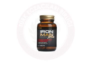 VNC IRON MAN XPLUS TABLET PANAX GINSENG, EPIMEDIUM, TRIBULUS, MACA ICEREN TAKVIYE EDICI GIDA 60 tablet İlaç Görseli