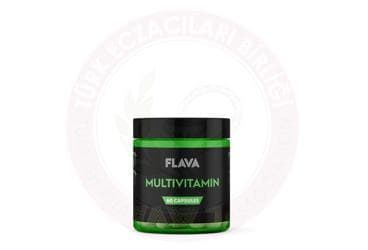 FLAVA MULTIVITAMIN ICEREN TAKVIYE EDICI GIDA 592 mg 60 kapsül İlaç Görseli