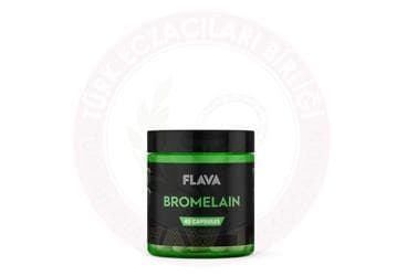 FLAVA BROMELAIN ICEREN TAKVIYE EDICI GIDA 570 mg 45 kapsül İlaç Görseli
