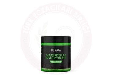 FLAVA MAGNEZYUM BIGLISINAT ICEREN TAKVIYE EDICI GIDA 670 mg 45 kapsül İlaç Görseli