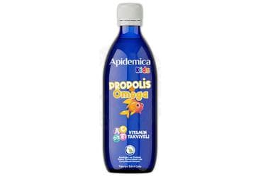 APIDEMICA KIDS PROPOLIS + OMEGA SURUP TAKVIYE EDICI GIDA 150 ml şişe İlaç Görseli