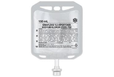 SIMAFLEKS %3 HIPERTONIK SODYUM KLORUR COZELTISI 150 ML (SETLI) İlaç Görseli