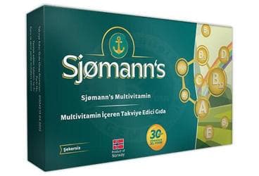 SJOMANN'S MULTIVITAMIN ICEREN TAKVIYE EDICI GIDA KAPSUL 30 kapsül İlaç Görseli