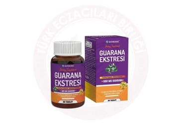 SANMARK GUARANA EKSTRESI ICEREN TAKVIYE EDICI GIDA TABLET 800 mg 60 tablet İlaç Görseli