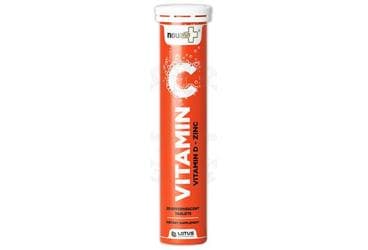 NOUPLUS VITAMIN C, D VITAMINI VE CINKO ICEREN TAKVIYE EDICI GIDA 20 tablet İlaç Görseli