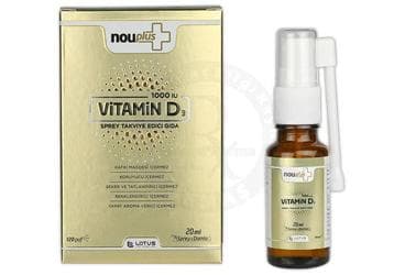 NOUPLUS VITAMIN D3 SPREY 1000 IU 20 ml şişe İlaç Görseli