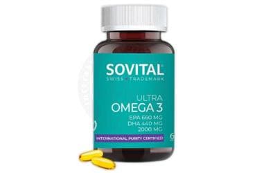 SOVITAL ULTRA OMEGA 3 TAKVIYE EDICI GIDA 60 kapsül İlaç Görseli
