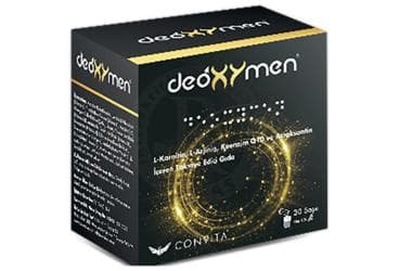 DEOXYMEN L-KARNITIN, L-ARJININ, KOENZIM Q10 VE ASTAKSANTIN ICEREN TAKVIYE EDICI GIDA 30 saşe İlaç Görseli